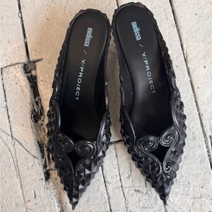 Y/Project x Melissa rubber heels size 9